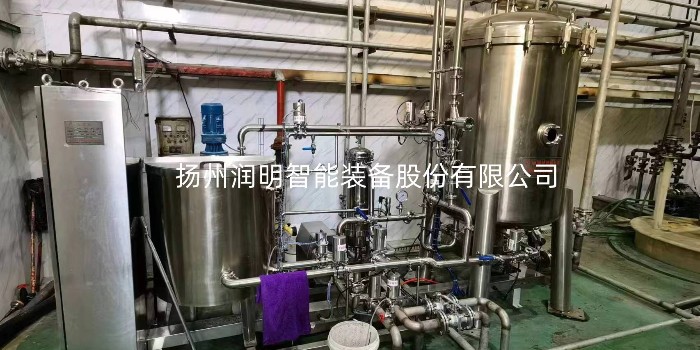 潤明全自動圓盤高鹽稀態醬油過濾機