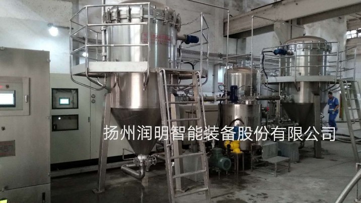 四川水井坊15T/H的白酒冷凍過濾機使用現場圖