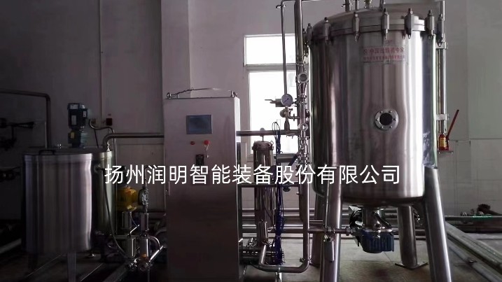 全自動圓盤過濾機應用于加加集團固態發酵醋過濾。