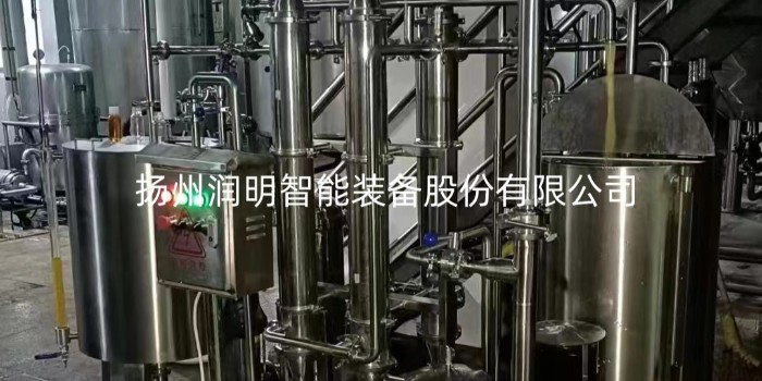 潤明無土過濾機  0.1微米美國進口不銹鋼膜錯流膜  在黃酒廠車間使用現場